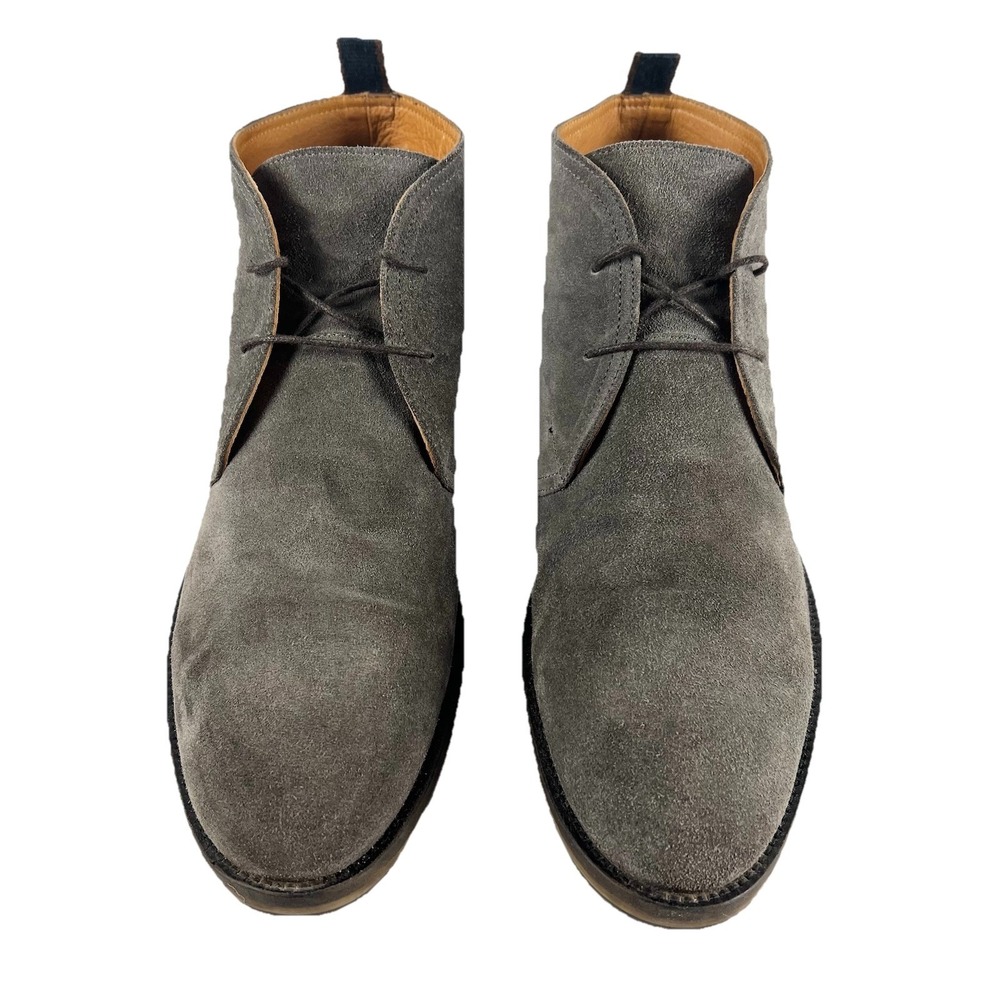 RODD & DUNN Gray Suede Boots Mens‎ Size US 12 UK 11 Pebbly Hill Chucka Leather